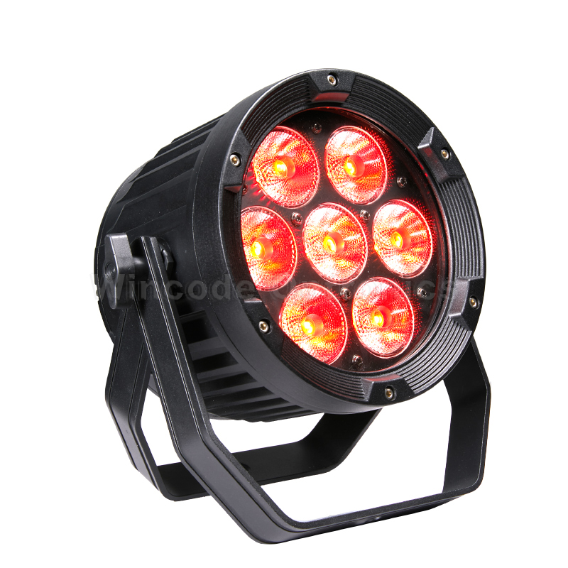 7 × 18W IP65 بطارية خارجية لاسلكية LED uplight