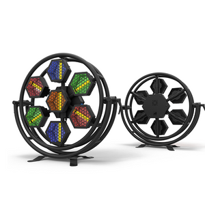 7 × 60W LED RGB ريترو ستروب لايت 